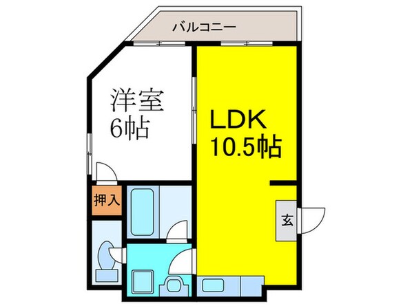 アトラスハイツ姫島の物件間取画像